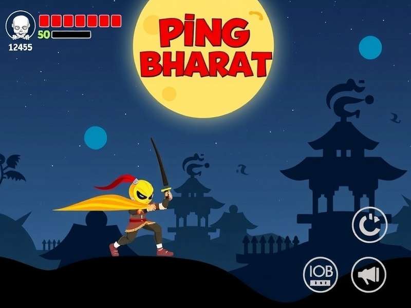 Ping Ninja Bharat Game Screenshot